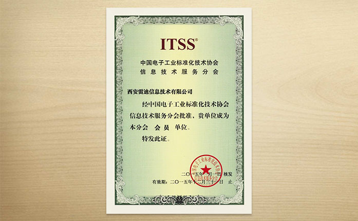 ITSS中国电子工业标准化技术协会信息技术服务分会会员单位